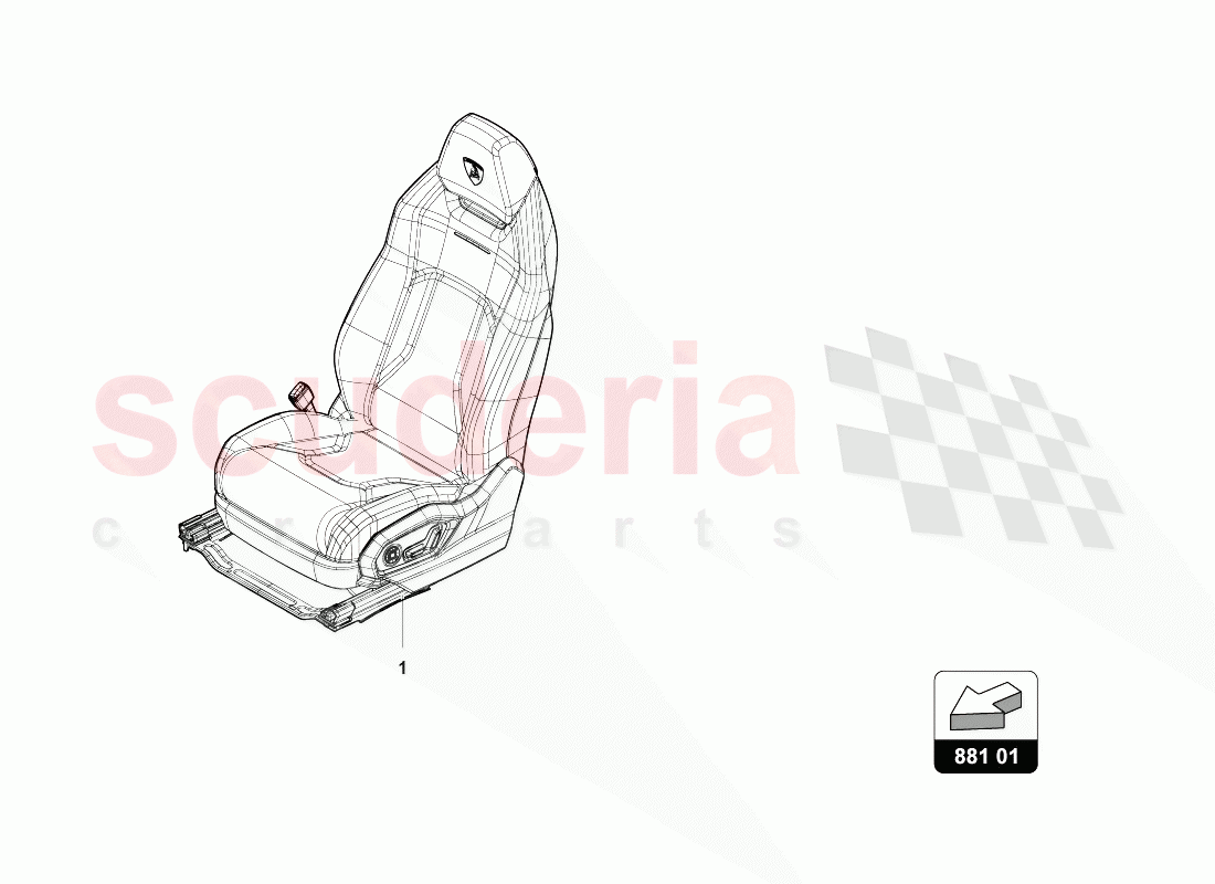 SEAT of Lamborghini Lamborghini Urus (2018-2019)