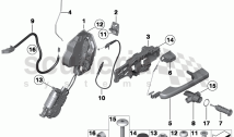 FRONT DOOR CONTROL/DOOR LOCK