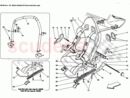 Photo of COMPLETE LH 4 POINT SEAT HARNESS…