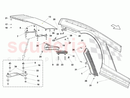 Photo of SIDE COVER FASTENER…