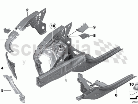 Photo of Rear right engine support 41 00…