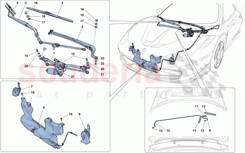 Part Diagram for Ferrari 83087800