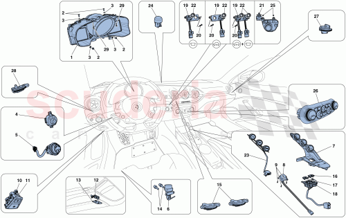 Part Diagram for Ferrari 285313