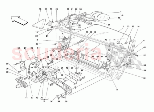 Part Diagram for Ferrari 10519304