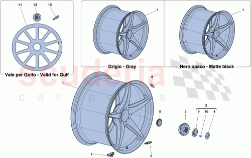 Part Diagram for Ferrari 308296