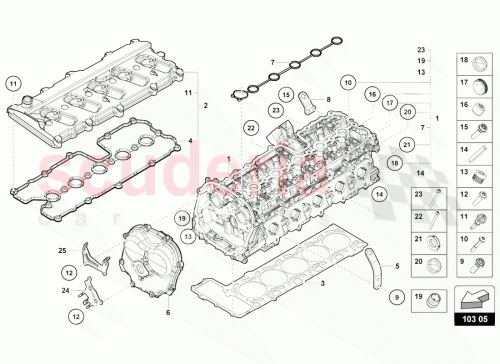 Part Diagram for Lamborghini 079103175H