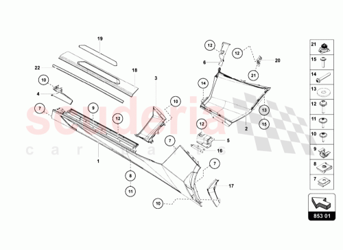 Part Diagram for Lamborghini 470814590