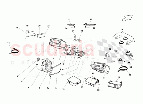 Part Diagram for Lamborghini 401941567K