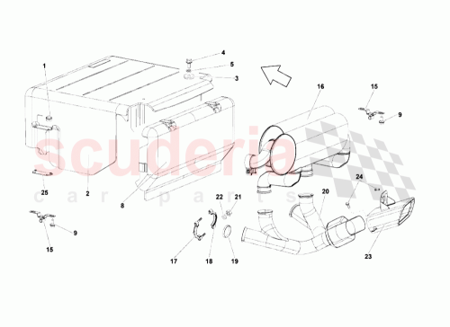 Part Diagram for Lamborghini 400251143