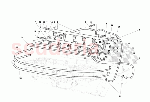 Part Diagram for Lamborghini 07M906031