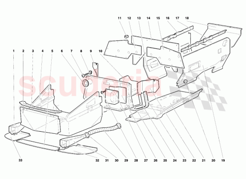Part Diagram for Lamborghini 009458381