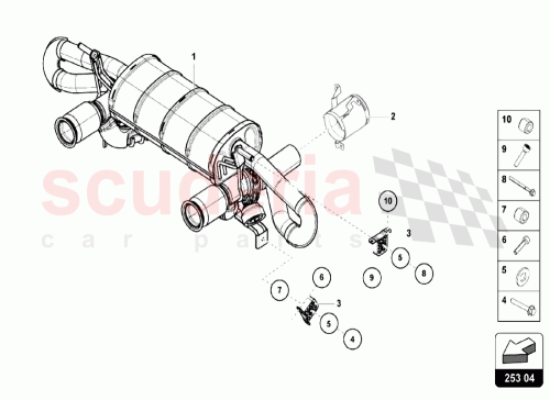 Part Diagram for Lamborghini N91124501